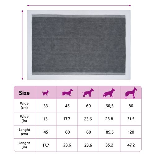 Нетъкан текстил за обучение на домашен любимец 50 pcs