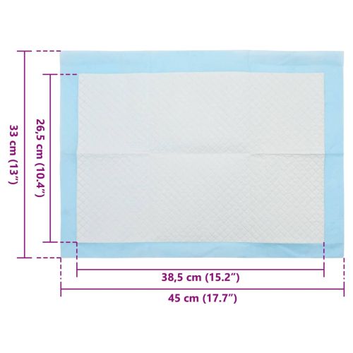 Нетъкан текстил за обучение на домашен любимец 50 pcs