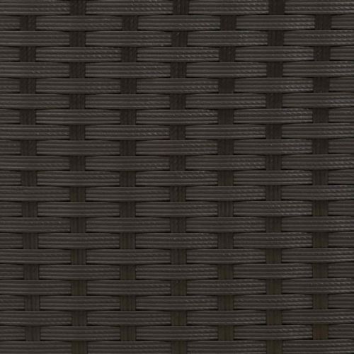 Комплекти мебели с възглавница 3 pcs Черен и Туркоаз Ратан