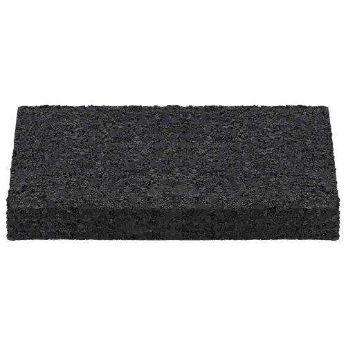 Подложка от гумена гранулат Черен 6 x 9 x 1 см Каучук