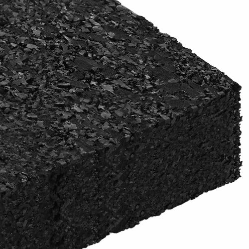 Подложка от гумена гранулат 25 pcs Черен 9 x 6 x 2 см Каучук