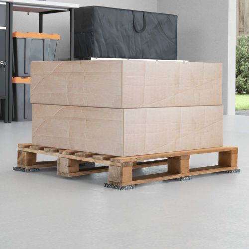 Ролка с гранулат от каучук Черен 2000 x 8 x 0,3 см Каучук