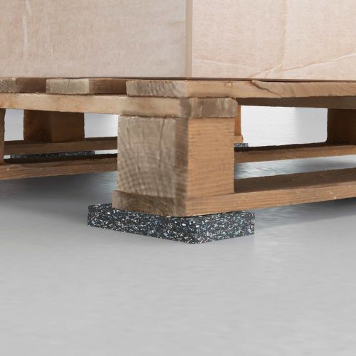 Ролка с гранулат от каучук Черен 1000 x 8 x 1 см Каучук