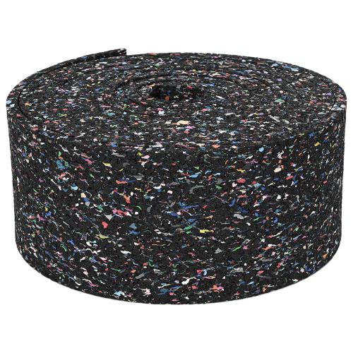 Ролка с гранулат от каучук Черен 1000 x 10 x 0,6 см Каучук