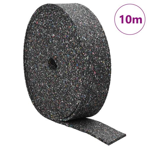 Ролка с гранулат от каучук Черен 1000 x 10 x 1 см Каучук