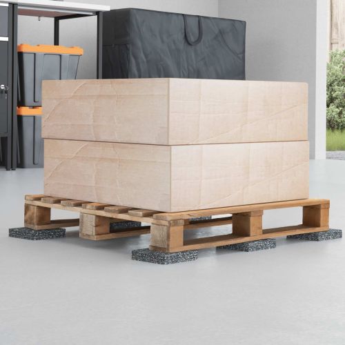 Ролка с гранулат от каучук Черен 500 x 12 x 0,3 см Каучук