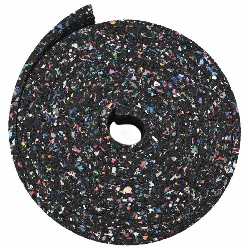 Ролка с гранулат от каучук Черен 1000 x 12 x 1 см Каучук