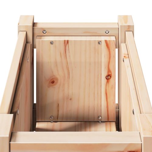 Градинска саксия Природа 31 x 31 x 70 см Солидно борово дърво