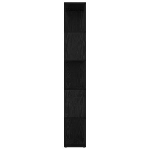 Шкаф за книги Черния дъб 80 x 24 x 159 см Инженерно дърво