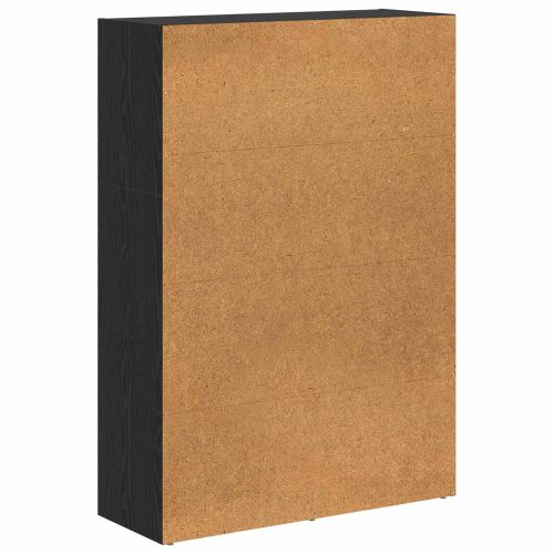 Рафт за книги Черния дъб 80 x 30 x 114 см Инженерно дърво