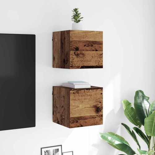 ТВ шкаф Старо дърво 30,5 x 30 x 30 см Инженерно дърво