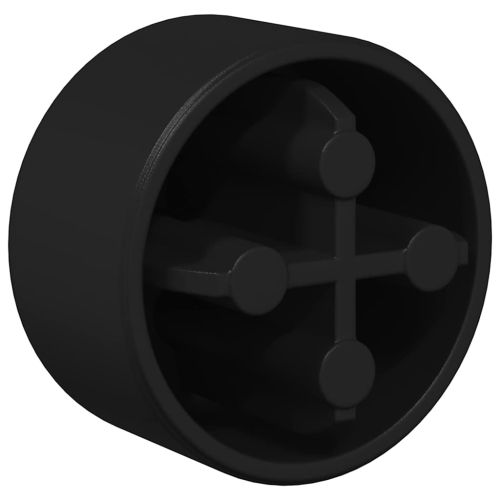 Капачки за маса за фоосбол 10 pcs Черен 1,5 x 1,5 x 1 см ПП