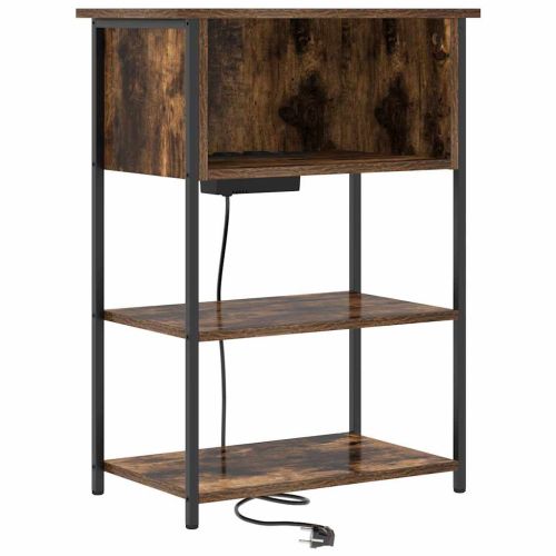 Нощен шкаф Димян дъб 55 x 31 x 76 см Инженерно дърво