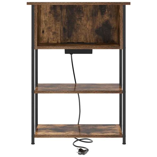 Нощен шкаф Димян дъб 55 x 31 x 76 см Инженерно дърво