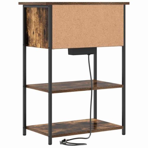 Нощен шкаф Димян дъб 55 x 31 x 76 см Инженерно дърво