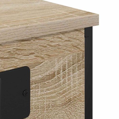Нощен шкаф 2 pcs Сонома дъб 41 x 31 x 51 см Инженерно дърво