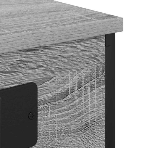 Нощен шкаф Сив Сонома 41 x 31 x 51 см Инженерно дърво