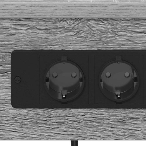 Нощен шкаф 2 pcs Сив Сонома 41 x 31 x 51 см Инженерно дърво