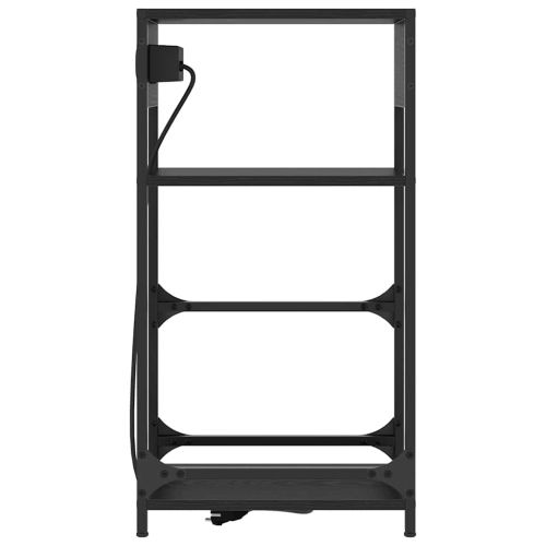 Нощен шкаф Черния дъб 40 x 27 x 76 см Инженерно дърво