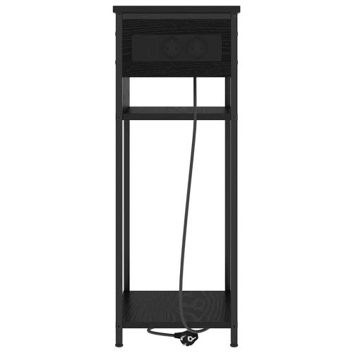 Нощен шкаф Черния дъб 41 x 28 x 76 см Инженерно дърво