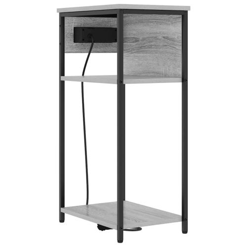 Нощен шкаф Сив Сонома 41 x 28 x 76 см Инженерна дървесина
