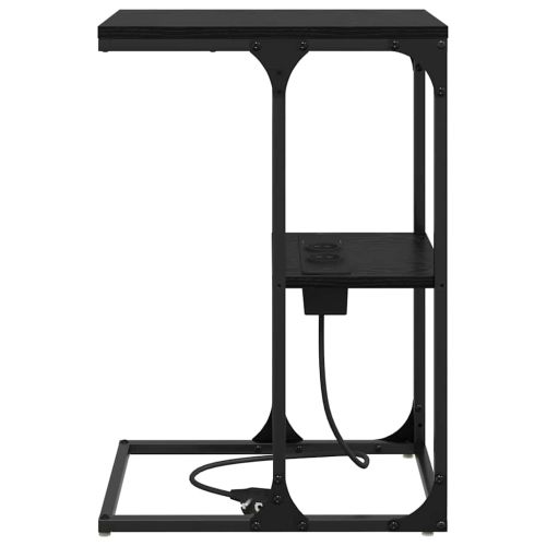 Нощен шкаф Черния дъб 41,5 x 26 x 60,5 см Инженерно дърво