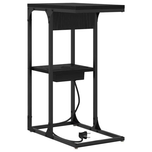 Нощен шкаф Черния дъб 41,5 x 26 x 60,5 см Инженерно дърво