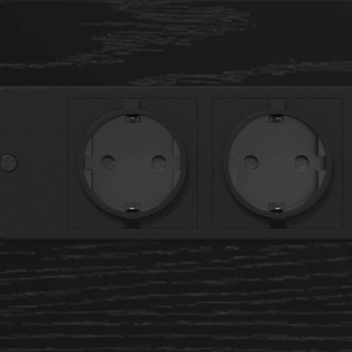 Нощен шкаф Черния дъб 41,5 x 26 x 60,5 см Инженерно дърво