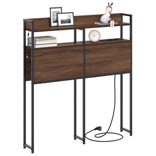Табла за съхранение Кафяв дъб Инженерна дървесина