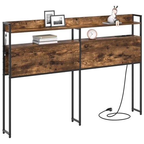 Табла за съхранение със съхранение Опушен дъб Инженерно дърво