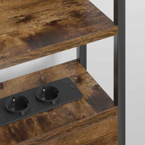 Табла за съхранение със съхранение Опушен дъб Инженерно дърво