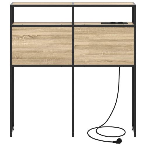 Табла за съхранение с рафт дъб сонома 100 cm Инженерно дърво