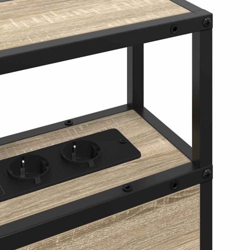 Табла за съхранение с рафт дъб сонома 100 cm Инженерно дърво