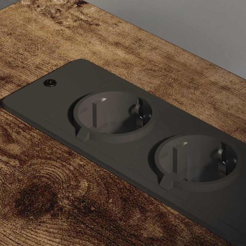 Шкаф с зарядна станция с колело Димян дъб 61 x 46 x 67 см