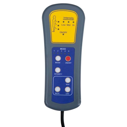 Масажен стол, тъмнокафяв, текстил