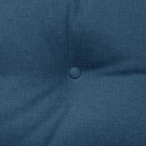 Възглавница за гръб Синьо 140 x 24 x 50 см текстил