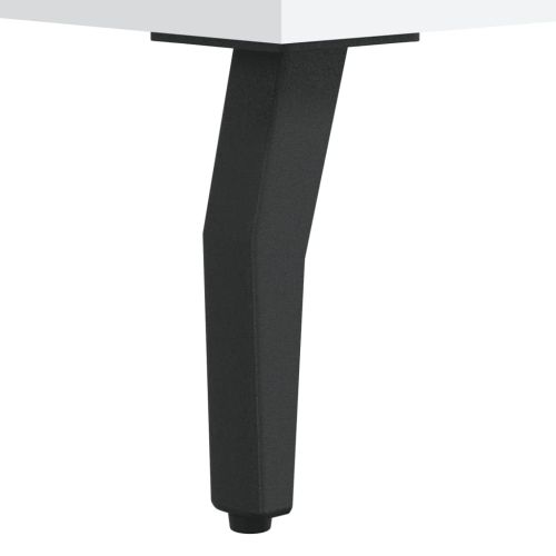 Сайдборд, бял, 100x36x60 см, инженерно дърво