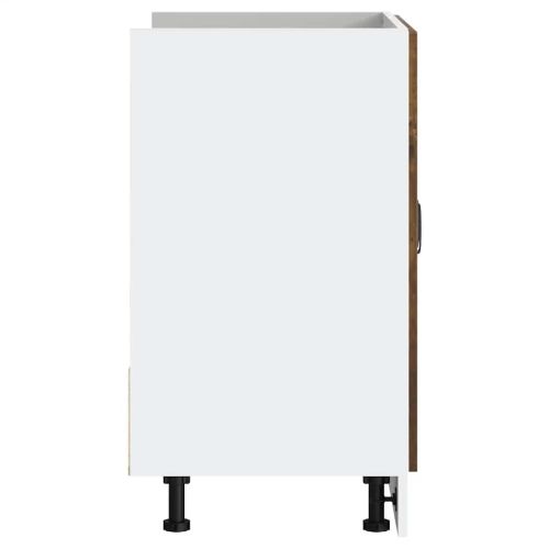 Шкаф за мивка, Lucca, опушен дъб, инженерно дърво