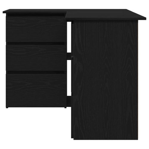 Бюро с чекмедже Черния дъб 145 x 100 x 76 см Инженерно дърво