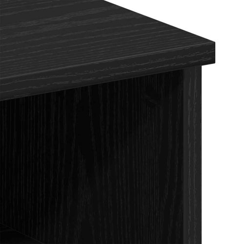 Нощна маса 2 pcs Черния дъб 50 x 32 x 60 см Инженерно дърво