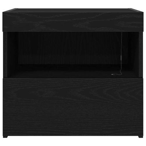 Нощен шкаф Черния дъб 50 x 40 x 45 cm Инженерно дърво