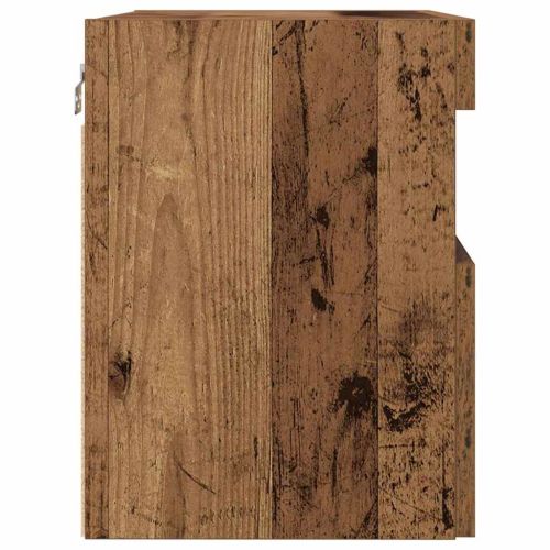 TV стенен шкаф 2 pcs Старо дърво 60 x 30 x 40 см