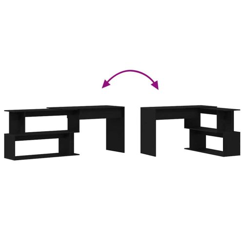 Бюро Черния дъб 200 x 50 x 76 см Инженерно дърво