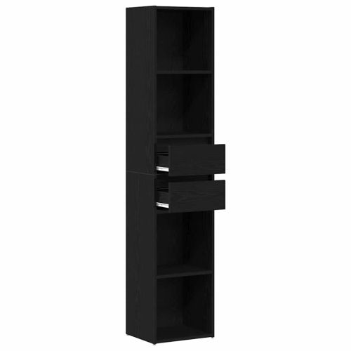 Шкаф за книги Черния дъб 36 x 30 x 171 см Инженерно дърво
