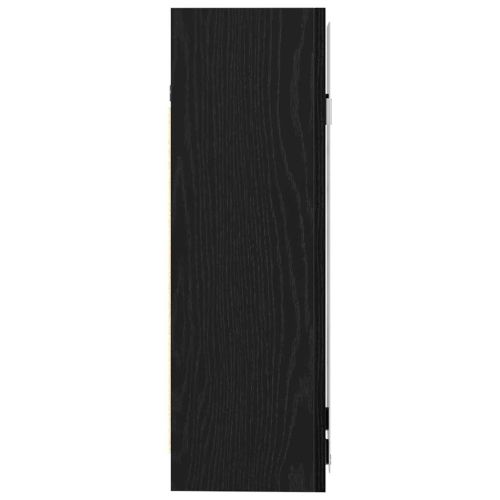 Шкаф с огледало за баня Черния дъб 62,5 x 20,5 x 64 см