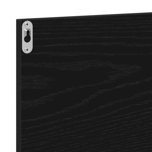 Огледален рафт Черния дъб 90 x 10,5 x 37 cm Инженерно дърво