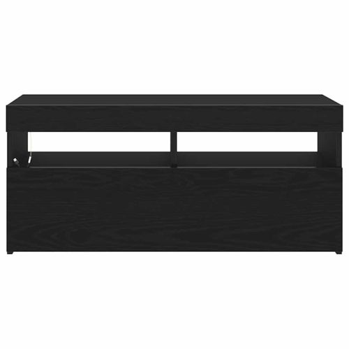 ТВ шкаф Черния дъб 90 x 35 x 40 см Инженерно дърво