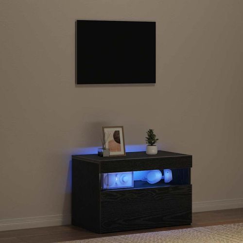 ТВ шкаф Черния дъб 60 x 35 x 40 см Инженерно дърво