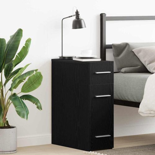 Аптекарски шкаф Черен дъб 20 x 45.5 x 60 см Инженерно дърво