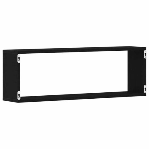 Стени за рафтове 2 бр. Черния дъб 80 x 15 x 26 см